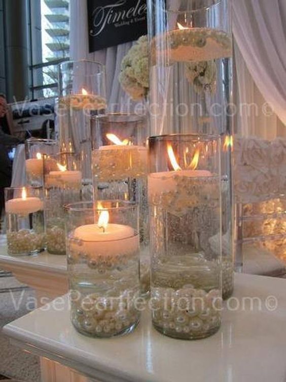 تزیینات سرویس بهداشتی عروس با شمع