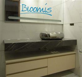 کابینت روشویی با صفحه سنگ لاشتر